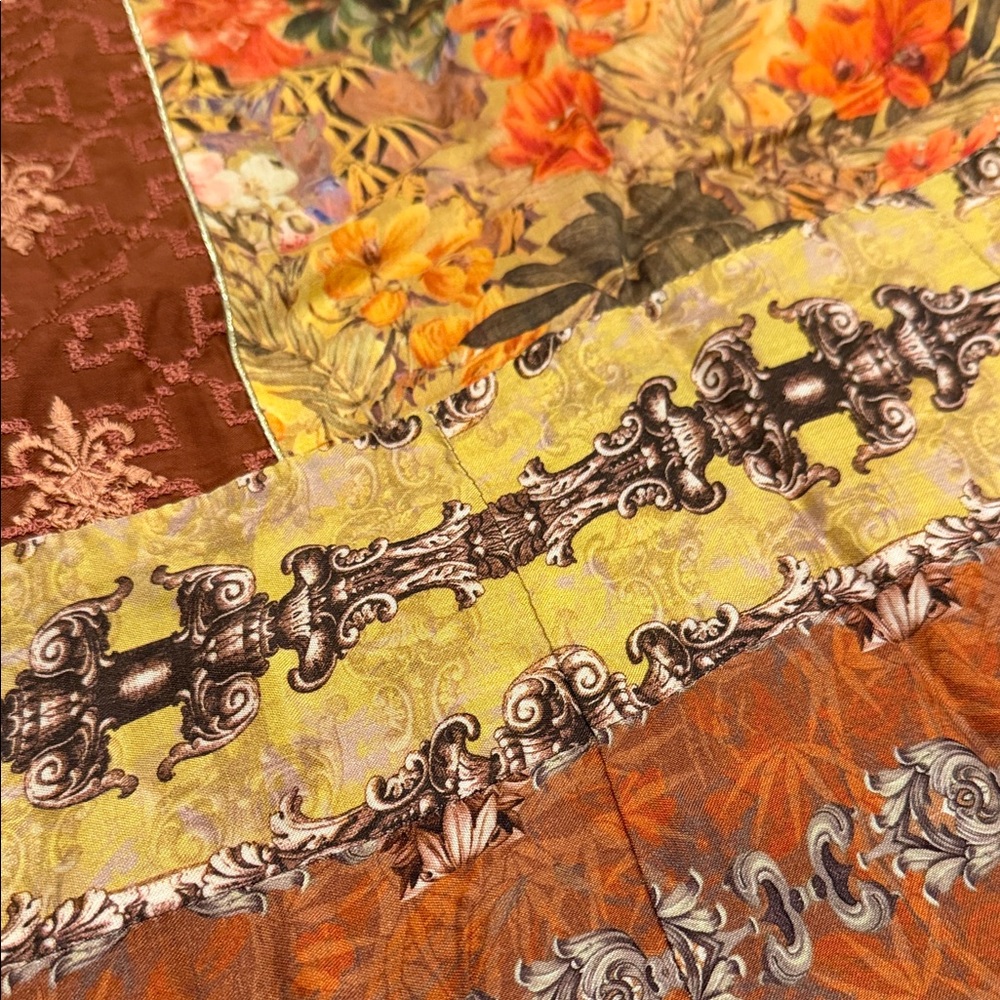 Patchwork Long Sleeve 3 Piece Suit - image 2